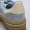 adidas Gazelle Bold W Trainers Clear Sky Cream White Gold Metallic Uk Size 5