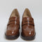 Womens Office Hennie Heeled Loafers Brown