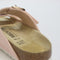 Womens Birkenstock Arizona Two Strap Shiny Lizard Light Rose Uk Size 7.5