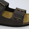 Mens Office Livingstone Double Strap Footbeds Brown