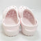 Womens Crocs Classic Hearts Cut Out Clogs Bubble Ice
