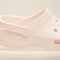 Womens Crocs Classic Hearts Cut Out Clogs Bubble Ice