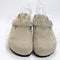 Womens BIRKENSTOCK Boston Clogs Taupe Rivet
