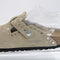 Womens BIRKENSTOCK Boston Clogs Taupe Rivet