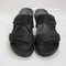 Womens Crocs Brooklyn Buckle Low Sandals Black