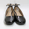 Womens Office Francesca Cross Over Ankle Strap Mary Janes Black Patent