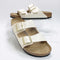 Womens BIRKENSTOCK Arizona Two Strap Sandals Leo Eggshell