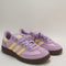 Odd Sizes - adidas Handball Spezial Youth Power Plum Bliss Lilac Almost Yelllow - UK Sizes Right 12 Youth/Left 11 Youth