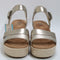 Womens Toms Audrey Sandals Light Gold Metallic