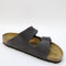 Womens Birkenstock Arizona Two Strap Velvet Gray Uk Size 7