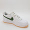 Nike Air Force 1 White Forest Green Gum Yellow Uk Size 5.5