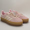 Odd Sizes -  adidas Gazelle Bold W Trainers Clear Pink Cream White Gold Metallic - UK Sizes Right 5.5/Left 5