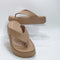 Womens Crocs Getaway Platform Flip Flops Milk Chocolate