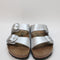 Womens Birkenstock Arizona Two Strap Silver Uk Size 5.5