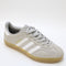 adidas Gazelle Indoor Trainers Grey Two White Gold Metallic Uk Size 5
