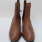 Womens Office Apsect Block Heel Chelsea Boots Tan Leather Uk Size 5