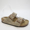 Womens Birkenstock Arizona Two Strap Suede Taupe Uk Size 4.5