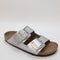 Womens Birkenstock Arizona Two Strap Silver Uk Size 5.5