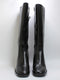 Womens Office Karamel Knee High Black Heel Boots New Black Leather