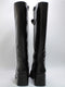 Womens Office Karamel Knee High Black Heel Boots New Black Leather