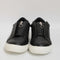 Office Franchise Zip Front Trainers Black Silver Mix