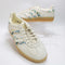 adidas Gazelle Indoor Trainers Liberty Cream White Gold Metallic Tactile Blue