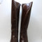 Odd sizes - Womens Office Karamel Knee High Block Heel Boots Brown Leather Uk Sizes Right 6/Left 5