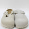 Womens Birkenstock Boston Clogs Antique White Suede Uk Size 6