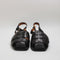 Womens Office Sovereign Fisherman Sandals Black Leather