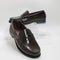 Womens ALOHAS Rivet Loafers Brushed Coffe Brown