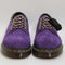 Mens Dr. Martens 8053 5 Eye Shoes Deep Purple Long Napped Suede