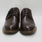 Mens Office Curton Leather Derby Brown Leather