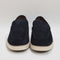 Mens Office Cabana White Sole Apron Loafers Navy Suede