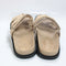 Womens OFFICE Serena Cut Out Two Strap Footbed Sandals Taupe New