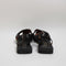 Womens Office Sovereign Fisherman Sandals Black Leather