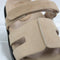 Womens OFFICE Serena Cut Out Two Strap Footbed Sandals Taupe New