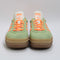 adidas Gazelle Bold W Trainers Semi Green Screaming Orange Gum