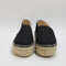 Womens Gaimo For Office Platform Espadrille Black Canvas