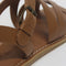 Odd Sizes - Womens Toms Sicily Sandals Tan Leather - UK Sizes Right 6/Left 7