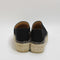 Womens Gaimo For Office Platform Espadrille Black Canvas