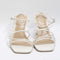 Womens Office Milion Dollar Strappy Sandals Off White