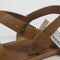 Odd Sizes - Womens Toms Sicily Sandals Tan Leather - UK Sizes Right 6/Left 7