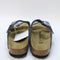 Womens BIRKENSTOCK Arizona Two Strap Sandals Stone Blue Nubuck