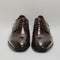 Mens Poste Parker Plain Toe Derby Dark Tan Leather