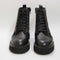 Womens Office April Stud Detail Lace Up Boots Black Leather