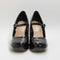 Womens Office Hazed Closed Toe Platform Mary Janes Black