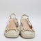 Womens Office Montana  Slingback Trim Court Heels Off White