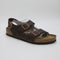 Mens Birkenstock Milano Sandals Brown Waxy Leather