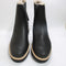 Womens TOMS Bennet Chelsea Faux Fur Lined Boots Black