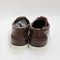 Mens Office Cook Leather Boat Shoes Brown Leather